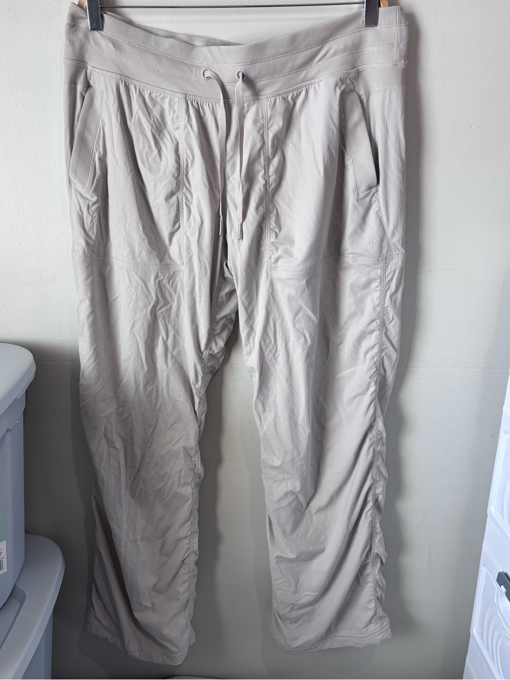 Lululemon Dance Studio Mid-Rise Lined Pant | Trench | Size 14